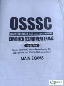 OSSSC CRE IV MAIN EXAM