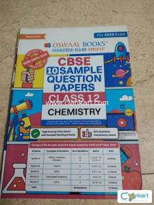 OSWAAL 12TH CBSE  CHEMISTRY  SAMPLE PAPER( Original)