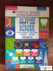 OSWAAL 34 NEET UG Topic - Wise Solved Papers Physics