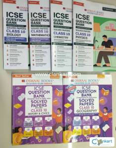 OSWAAL ALL PCMB AND SST QUESTION BANK ICSE CLASS 10