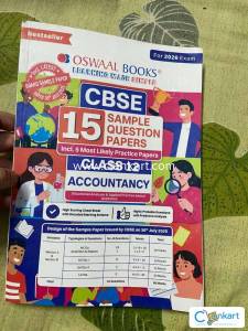 OSWAAL BOOKS CBSE 15 SAMPLE QUESTION PAPERS CLASS 12 ACCOUNTANCY