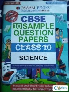 OSWAAL BOOKS CBSE CLASS 10 SCIENCE SAMPLE QUESTION PAPERS
