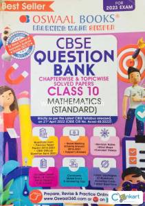 OSWAAL BOOKS Class 10 CBSE MATHS (standard) question bank