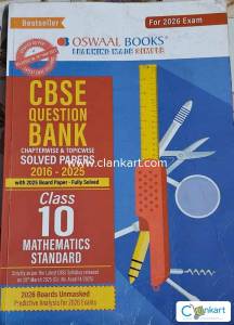 OSWAAL BOOKS CLASS 10TH CBSE QUESTION BANK FOR 2026 BOARD EXAMS