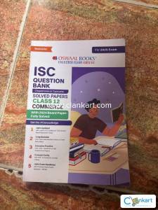 OSWAAL BOOKS ISC  Commerce question bank and solved papers (Class12)