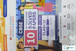 OSWAAL BOOK Previous 10 years Solved paper class 12th , commerce