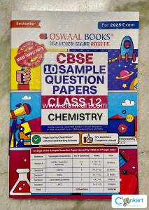 OSWAAL CBSE 10 SAMPLE PAPERS CLASS 12 CHEMISTRY