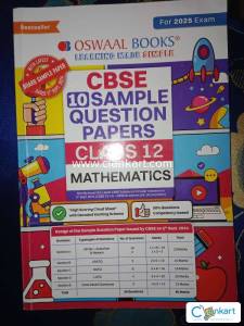 OSWAAL CBSE 10 SAMPLE QUESTION PAPERS CLASS 12 MATHEMATICS