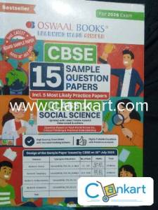 OSWAAL, CBSE, 15 SAMPLE QUESTION PAPER, SOCIAL SCIENCE BOOK.FOR BOARDS