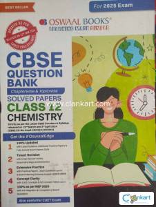 OSWAAL CBSE CLASS 12 CHEMISTRY QUESTION BANKS SOLVED PAPERS