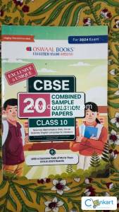OSWAAL CBSE Combined 20 Sample Papers For CLASS 10