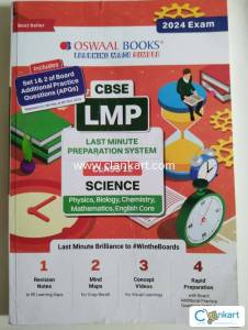 OSWAAL CBSE LAST MINUTE PREPARATION CLASS 12 WITH QUESTION BANK