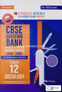 OSWAAL CBSE QUESTION BANK CLASS 12 SOCIOLOGY