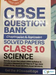 OSWAAL CBSE QUESTION BANK SCIENCE FOR CLASS 10