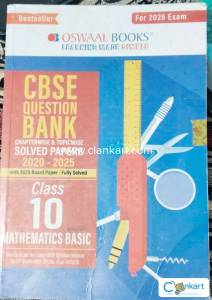 OSWAAL CBSE Question Bank Class 10 (Mathematics Basic) for 2026 exam