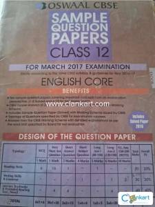 OSWAAL CBSE SAMPLE QUESTION PAPER ENGLISH CORE CLASS 12