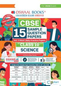 OSWAAL Class 10th Science 15 sample papers book