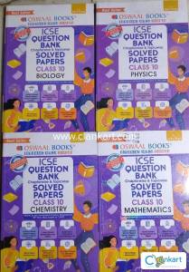 OSWAAL ICSE 10th Question Bank and Solved Papers for SCIENCE and MATH