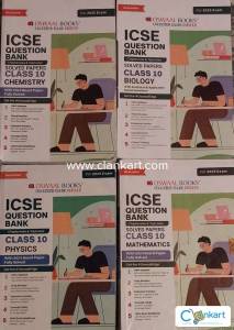 OSWAAL ICSE CLASS 10 QUESTION BANK25 MATHS PHYCHEM BIO 4BOOKS@200 EACH