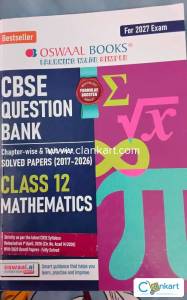 OSWAAL MATHEMATICS CLASS-12 QUESTION BANK CBSE (2027 EDITION)