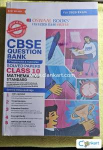 OSWAAL MATHS QUESTION BANK 2024 EDITION FOR CLASS 10 CBSE
