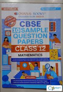 OSWAAL SAMPLE PAPERS CLASS 12  For English, Chemistry, Physics and Mat