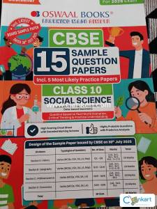 OSWAAL Sample paper Social science for class 10th