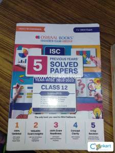OSWALL ISC PAST 5 YEARS SOLVED PAPERS WITH MIND MAP AND REVISION NOTES