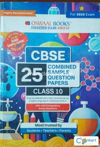 (OSWAL BOOKS) CLASS 10 CBSE 25 combined sample question papers