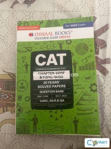 OSWAL CAT chapter wise and topic wise 25 years solved papers