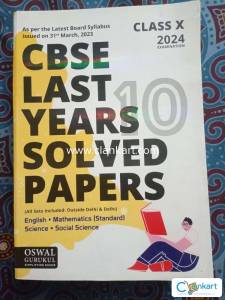 OSWAL CBSE LAST 10 YEARS SOLVED PAPERS [ CLASS 10 ]
