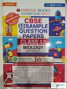 OSWAL CBSE biology sample paper class 12th