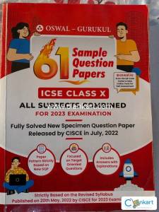 OSWAL GURUKUL 61 SAMPLE QUESTION PAPERS ICSE CLASS X all subjects comb