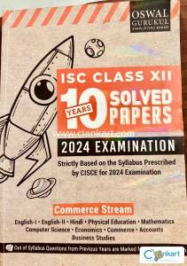 OSWAL GURUKUL- ISC Class 12 (10years Solved Papers) Commerce Stream