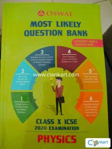 OSWAL most likely question bank for physics Class 10