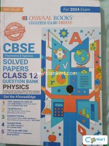 OSWAL physics solved papers and question bank for CBSE class 12(2024)