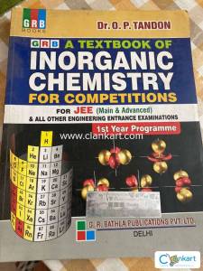 O P Tandon Inorganic Chemistry Textbook