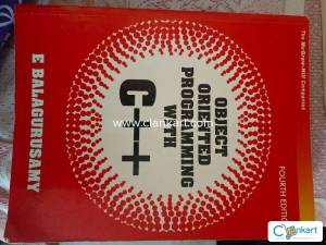 Object oriented programming with c++ by E balagurusamy