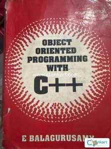 Object oriented programming with c++ by E bslagurusamy