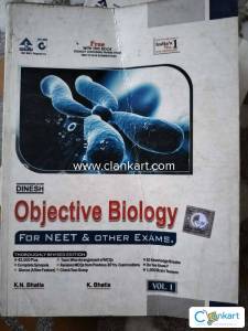 Objective Biology for NEET and other exams vol. 1,2,3 ( free booklet)