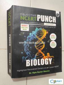 Objective NCERT PUNCH ( NEETCUET) BIOLOGY( PW )un used book new .