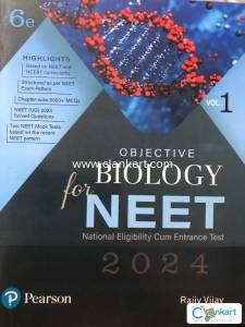 Objective biology for neet 2024 Pearson
