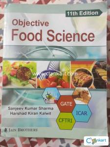 Objective food science for GATE, ICAR, CFTRI entrance preparation