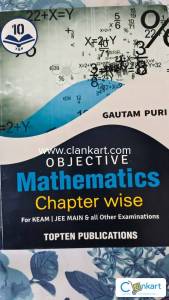 Objective mathamatics chapter wise for keam jee main and all other exa