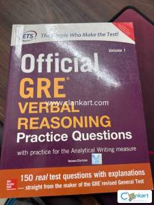 Official GRE Verbal Reasoning Mint Condition