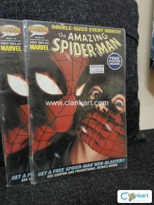 Old retro superhero comic books