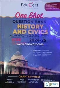 One shot History and Civics Question Bank ICSE class 10th