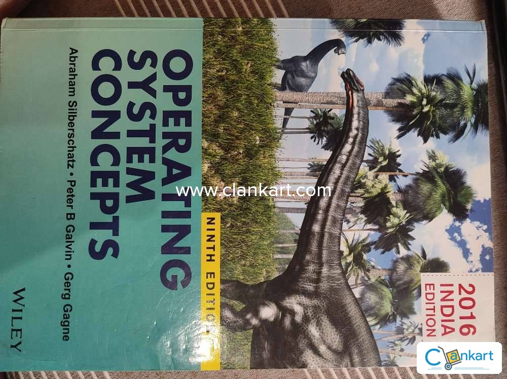 Buy operating system concepts book in excellent condition at clankart