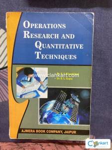 Operation research and qualitative techniques