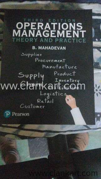 Operations Management B Mahadevan